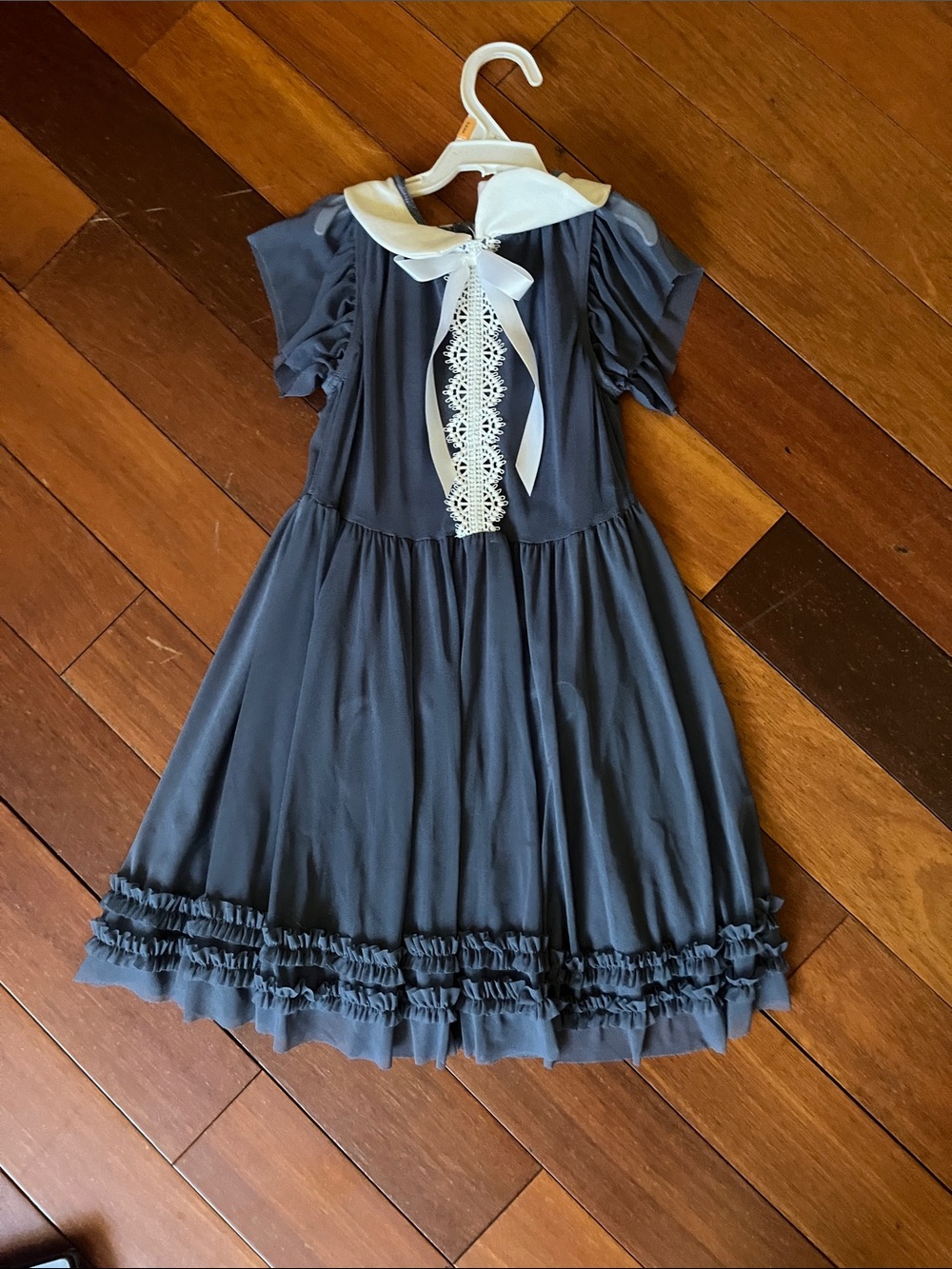 Weissman Navy and White Sailor-Style Dance Dress
